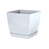 Prosperplast Coubi Square Planter 24x24x22cm - White